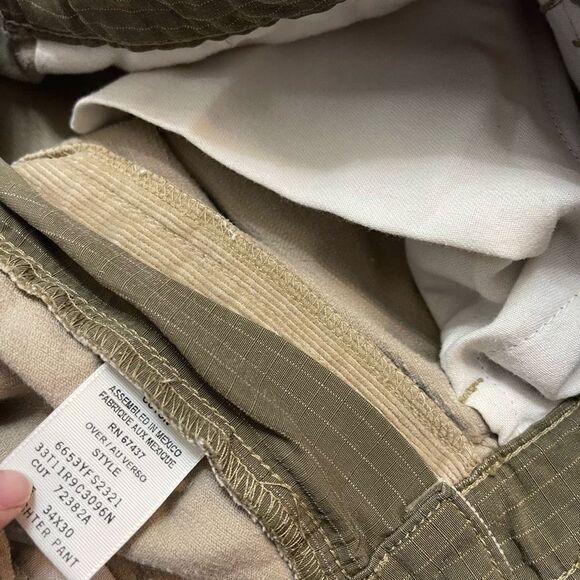 Polo Jeans Company Military Freighter Pant Corduroy VTG Size 34 X 30 - Picture 7 of 10